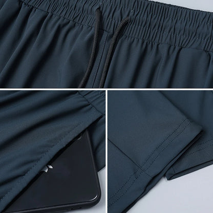 Summer Elastic Men Running Sport Pants