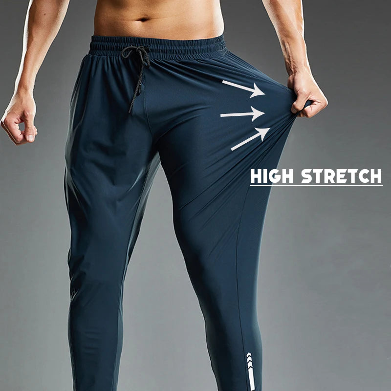 Summer Elastic Men Running Sport Pants