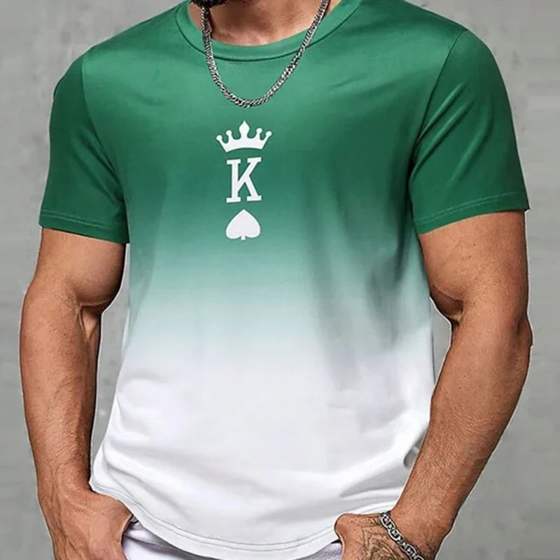 Casual Print Mens 3D T Shirt